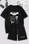 macklin Unisex Kadın Erkek Berserk Anime Baskılı Özel Tasarım Oversize Tshirt Ve Şort Eşofman Takımı - 1