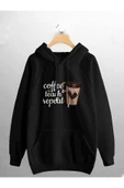 macklin Unisex Kadın Erkek Coffe Baskılı Sweatshirt - 1
