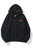 macklin Unisex Kadın Erkek Cacti Travis Özel Tasarım Baskılı Kapşonlu Sweatshirt - 2
