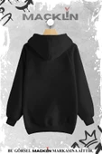 macklin Sevgili Çift Kombini Tom ve Jerry Aşık Baskılı Özel Tasarım Kapüşonlu Sweatshirt 2li Set Takım - 2