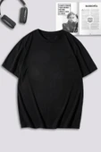macklin Unisex Şimşek McQueen, Mater ve Sally SIRT Baskılı Arkadaş Çift Kombini Tasarım Oversize Tshirt 3'lü - 2