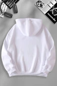 macklin Sevgili Çift Kombin Kawasaki ve Ducati Motor SIRT Baskılı Kapüşonlu Sweatshirt 2li Takım - 2