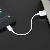 Yetty Lightning Kısa Hızlı Powerbank Şarj ve Data Kablosu 2.1A Beyaz 20cm thumbnail 5