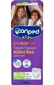 Canped Kids Tekstil Yüzeyli 8-15 Yaş 8'li Çocuk Külotlu Hasta Bezi - 1