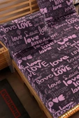 Shopyteks Love Desenli Çift Kişilik Lastikli Çarşaf Seti Battal Boy 180x200 thumbnail 2