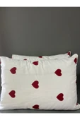 Shopyteks Kalp Desenli - Yastık Kılıfı - 50x70 - 2 Adet - Fermuarlı thumbnail 1