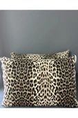 Shopyteks Leopar Desenli Fermuarlı Yastık Kılıfı 50x70 - 2 Adet thumbnail 2