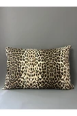 Shopyteks Leopar Desenli Fermuarlı Yastık Kılıfı 50x70 - 2 Adet thumbnail 1