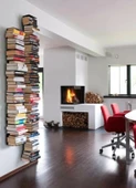 Metal Siyah 2 Adet Kitaplık, Kitap Organizatör, Uçan Kitap Rafı, Görünmez Duvar Kitaplık 2'Lİ - 2