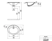 Creavit TP230 Tezgah Üstü Lavabo 46X58 cm - 2