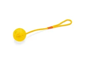 Karlıe İpli Plastik Top Köpek Oyuncağı Sarı 16cm thumbnail 1