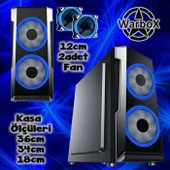 WarboX Gorilla Xeon X5650 48gbRam 256gbSsd 250gb Hdd R7 240-4gb E.kartı 22"Monitör Gaming Bilgisayar - 3