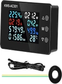 Kws-Ac301 100A Voltmetre Ampermetre Wattmetre 50–300V Kapalı Transformatör - 2