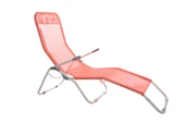 Andoutdoor Tumbona Katlanır Şezlong-Kırmızı - 1