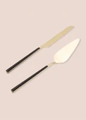 The Mia Bianco Pasta Servis Takımı Gold 2 Parça CKB 0252 - 2