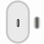 iPhone 14 Pro Max Uyumlu 20W Hızlı Şarj Aleti Adaptör Set Type-C to Lightining 1M Kablo - 4