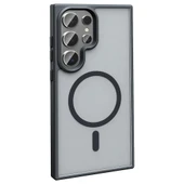 Galaxy S25 Ultra Kılıf Magsafe Şarj Özellikli Mat Leke Yapmayan Arka Yüzey Redclick Sio Kapak thumbnail 4