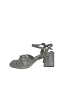 Mg Shoes 7105 Kadın Tek Bantlı Topuklu Saten Ayakkabı (Yaz 25) - 2