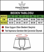 FRANCO RENZO Erkek 3'lı Lüx Kutulu Pamuklu Ve Likralı Boxer - 3