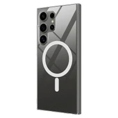 Galaxy S25 Ultra Kılıf Kamera Korumalı Magsafe Sararmayan Sert PC Redclick Porto Kapak thumbnail 3