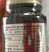 Ersağ Krom Pikolinat Tablet thumbnail 4