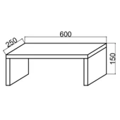 Erc Monifleks Tekli Ergonomik Monitör Altlığı, Monitör Yükseltici Safir Meşe thumbnail 4