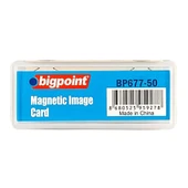 BIGPOINT AKRILIK MIKNATISLI ISIMLIK SEFFAF (677-50 - 1