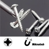 Mıknatıslı Pozidriv Bits Uç PZ2 50 mm 10'lu Set Kutulu Manyetik 1/4" Matkap Ucu 5 cm Uzunluk - 3
