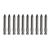Mıknatıslı Pozidriv Bits Uç PZ2 50 mm 10'lu Set Kutulu Manyetik 1/4" Matkap Ucu 5 cm Uzunluk - 4