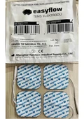 NetDünya Easyflow Yapışkanlı Soketli Tens Elektrodu Tens Pedi 50 Paket - 4'Lü 5 Cm Elektrot - 2