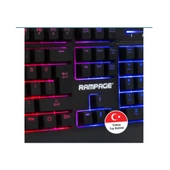 Rampage KB-R34 WINNER Semi Mekanik Q Rainbow Işıklı Gaming Oyuncu Klavyesi - 3