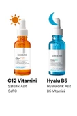 La Roche Posay Hyalu B5 Serum 30 ml + La Roche Posay Saf C12 Vitamini Işıltı Veren Serum 30 ml - 1