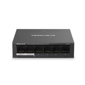 Tp-Link Mercusys MS106LP 4 Port 10-100 Mbps Poe+ 2 Port 10-100 Mbps Uplink Switch Metal Kasa - 1