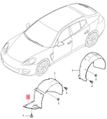 PORSCHE PANAMERA UYUMLU ÖN DAVLUMBAZ SOL 10-13 97050412320 - 3