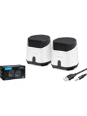 Hadron HD6024W Speaker Pc Beyaz 8.5-9-9 cm - 1