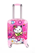 Nishev.com Evini Sev Hello Kity Woman Kız Çocuk Valizi – Pembe - 1