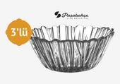 Paşabahçe 10601 Aurora 3lü Çerezlik Kase 14 cm - 1