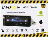 6.9 İnç Multimedya Android Teyp  2+32GB 4X60W Carplay Type-C Şarj TWOGO GO-1976 AND - 4