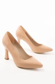 ST-001 Nut Günlük 9 cm Topuklu Bayan Stiletto Ayakkabı - 8