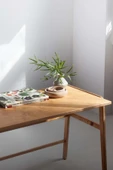 Woodesk  Elara Ahşap Çalışma Masası 150x60 Natural Renk Cpt4637-150 - 2