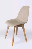 Woodesk  Dallas Ağaç Ayaklı, Bej Renk Sandalye Snd3021-bej - 1