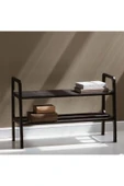 Woodesk  Rastro, Ahşap, Ayakkabılık Ve Raf Sistemi, 100x65, Siyah Renk, Cpt4731-100 - 1