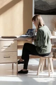 Woodesk  Cadenza Ahşap Çalışma Masası 180X50 Natural Renk CPT4634-180 - 3