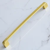 Mobilya Mutfak Dolabı Çekmece Dolap Kapak Kulpu Kulbu 224 mm Metal Kulp Altın Oval Gold thumbnail 2