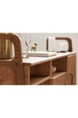 Woodesk  Roble, Ahşap, Dolap Ve Konsol, 140x90, Tik Renk, Cpt4716-140 - 3