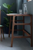 Woodesk  Ceres Ahşap Çalışma Masası 125x60 Tik Renk Cpt4632-125 - 2