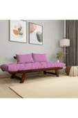 Woodesk  Adalar Masif Ceviz-pembe Renk 2li Kanepe Cpt8165-210 - 3