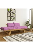 Woodesk  Adalar Masif Natural-pembe Renk 2li Kanepe Cpt8168-210 - 3