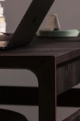 Woodesk  Luz Ahşap Çalışma Masası 160X65 Ceviz Renk CPT4644-160 - 6