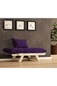 Woodesk  Adalar Masif Natural-mor Renk Berjer - 3